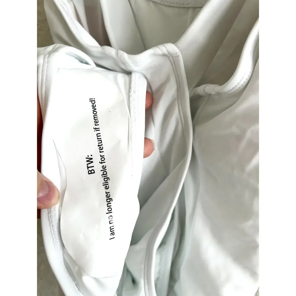 Andie Swim The Tulum One Piece in White M NWT
